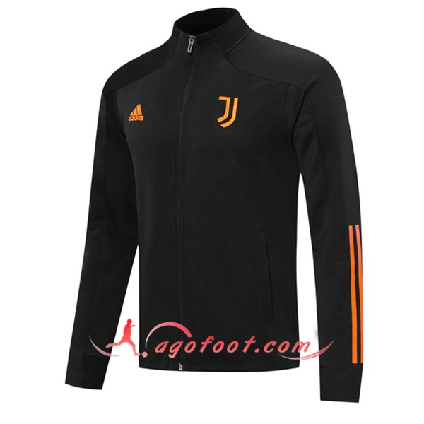 Nouveau Veste Foot Juventus Noir 20/21
