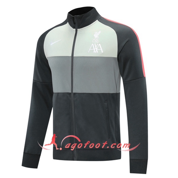 Nouveau Veste Foot FC Liverpool Gris 20/21