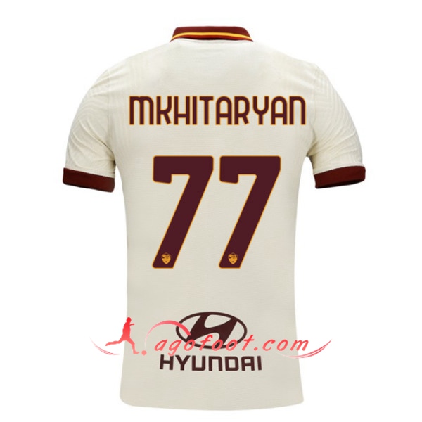 Maillot de Foot AS Roma (MKHITARYAN 77) Exterieur 20/21