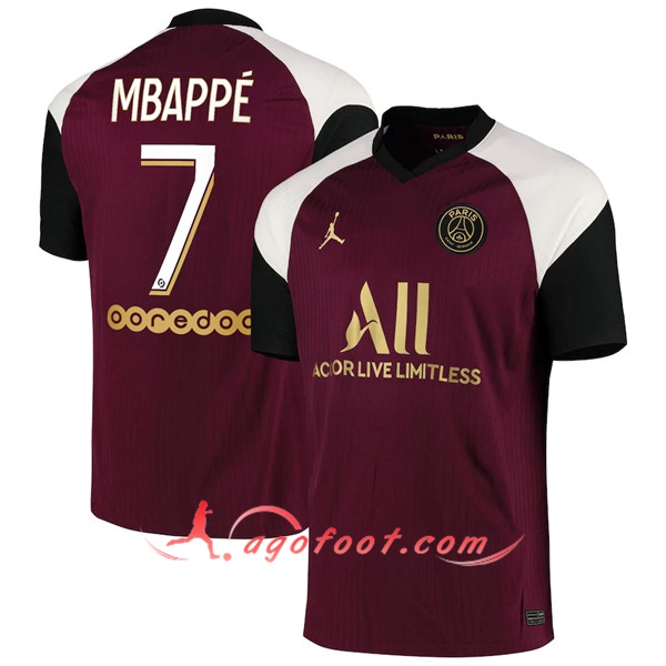 Maillot de Foot PSG (Mbappé 7) Third 20/21