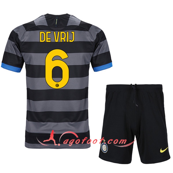 Maillot de Foot Inter Milan (DE VRIJ 6) Enfants Third 20/21