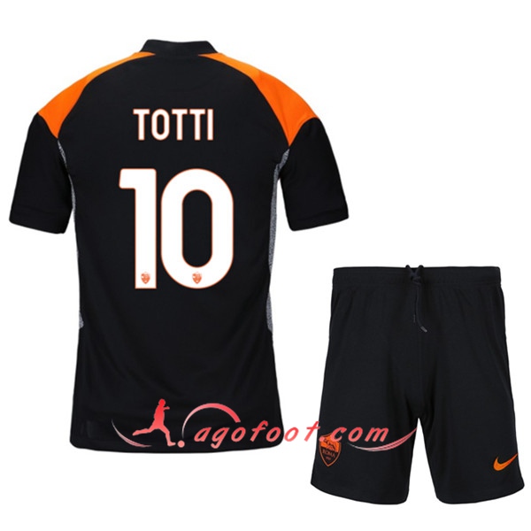 Maillot de Foot AS Roma (TOTTI 10) Enfants Third 20/21