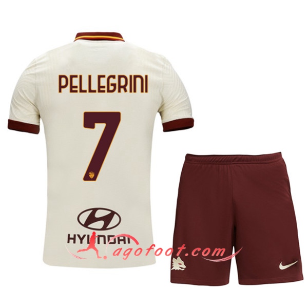 Maillot de Foot AS Roma (PELLEGRINI 7) Enfants Exterieur 20/21