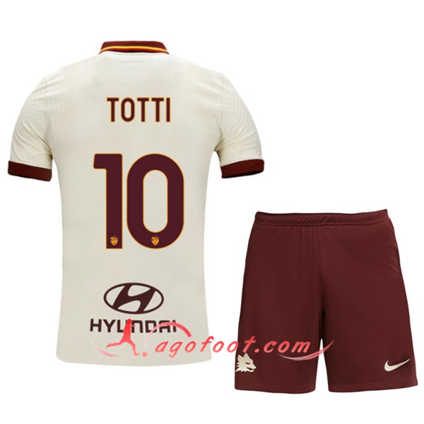 Maillot de Foot AS Roma (TOTTI 10) Enfants Exterieur 20/21