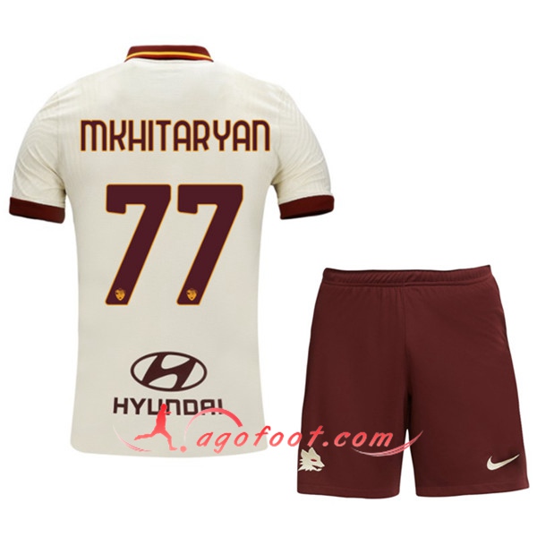 Maillot de Foot AS Roma (MKHITARYAN 77) Enfants Exterieur 20/21