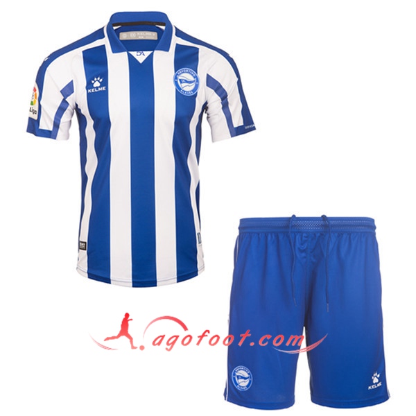 Maillot de Foot Deportivo Alaves Enfant Domicile 20/21