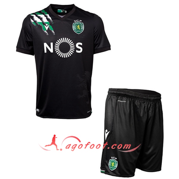 Maillot de Foot Sporting Enfant Exterieur 20/21