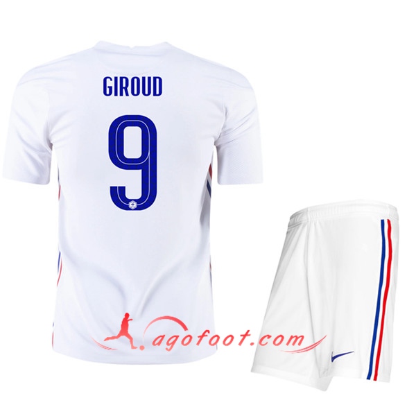 Maillot UEFA Euro 2020 France (Giroud 9) Enfant Exterieur