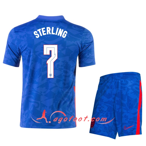 Maillot UEFA Euro 2020 Angleterre (Sterling 7) Enfant Exterieur