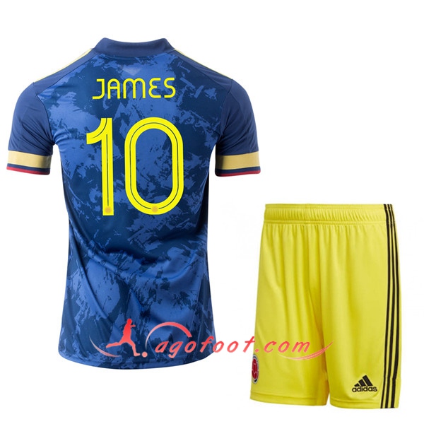 Maillot UEFA Euro 2020 Colombie (JAMES 10) Enfant Exterieur