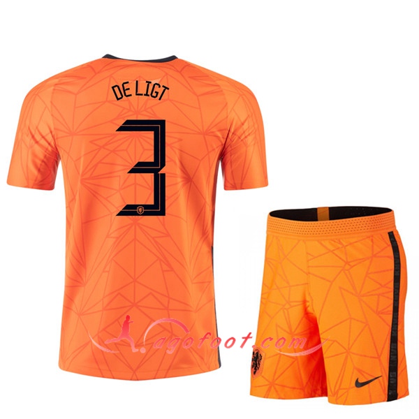 Maillot UEFA Euro 2020 Pays-Bas (DE LIGT 3) Enfant Domicile