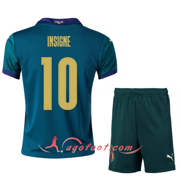 Maillot UEFA Euro 2020 Italie (INSIGNE 10) Enfant Third