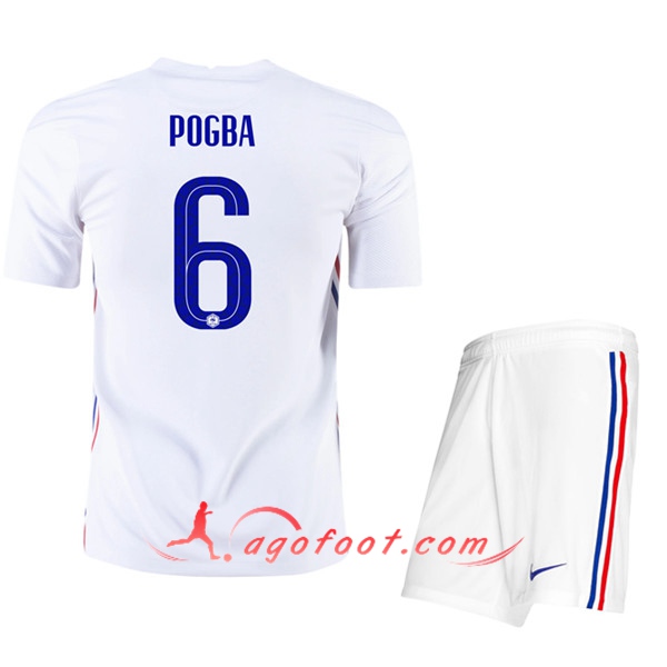 Maillot UEFA Euro 2020 France (Pogba 6) Enfant Exterieur