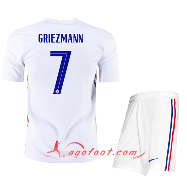 Maillot UEFA Euro 2020 France (Griezmann 7) Enfant Exterieur