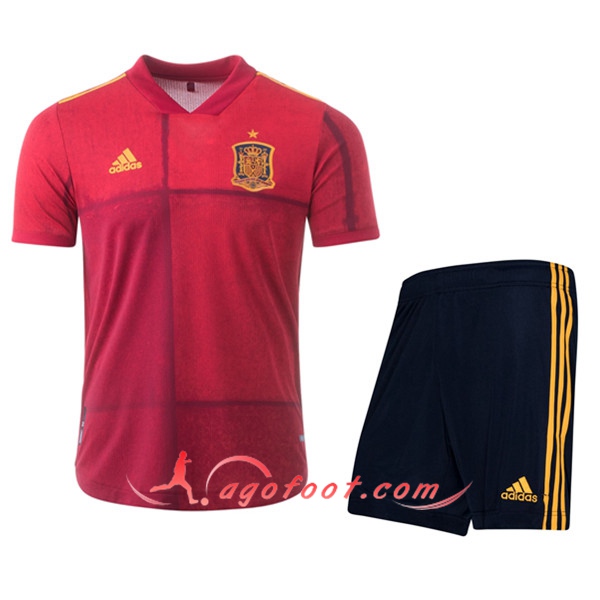 Ensemble Maillot Foot Espagne Domicile + Short 20/21