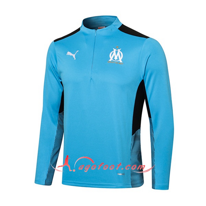 Sweatshirt Training Marseille OM Bleu/Noir 2021/2022