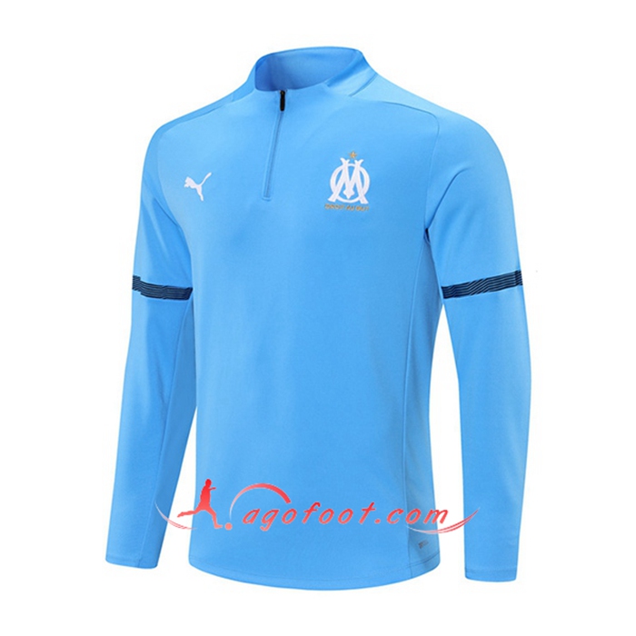 Sweatshirt Training Marseille OM Bleu/Noir 2021/2022 -01
