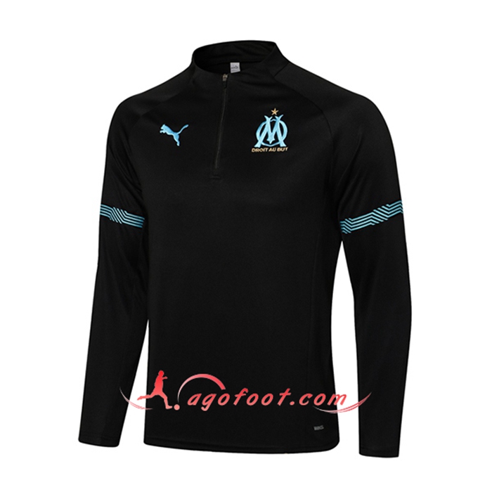 Sweatshirt Training Marseille OM Noir/Blue 2021/2022 -02