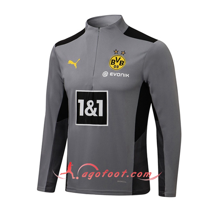 Sweatshirt Training Dortmund BVB Gris 2021/2022