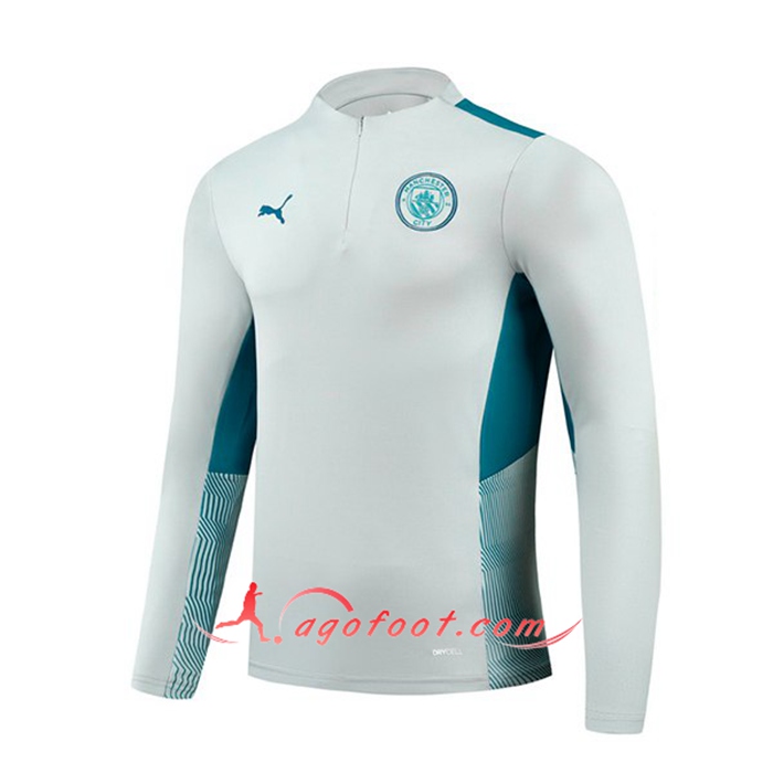 Sweatshirt Training Manchester City Gris 2021/2022