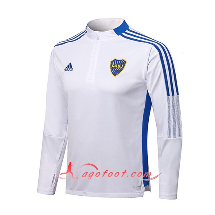Sweatshirt Training Boca Juniors Blanc/Bleu 2021/2022