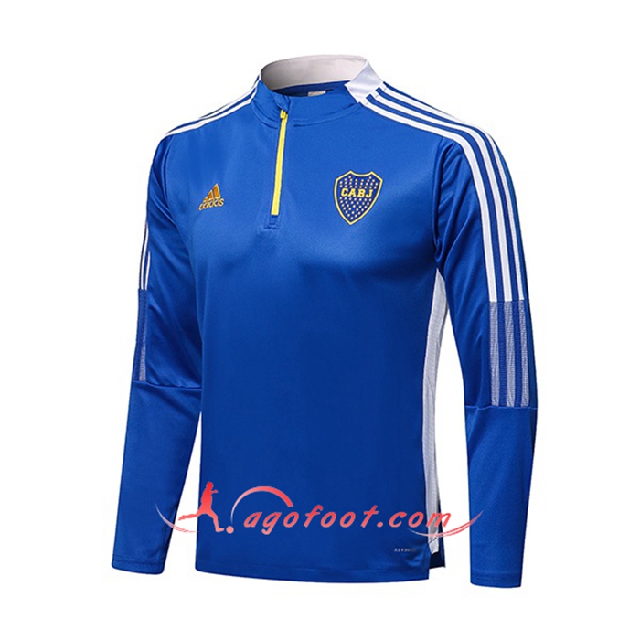 Sweatshirt Training Boca Juniors Bleu/Blanc 2021/2022