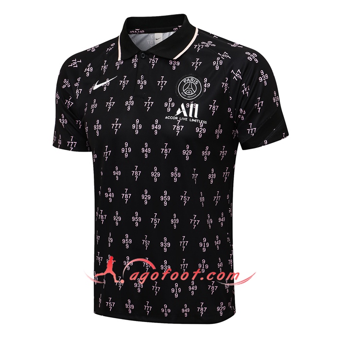 Polo Foot Jordan PSG Noir 2021/2022