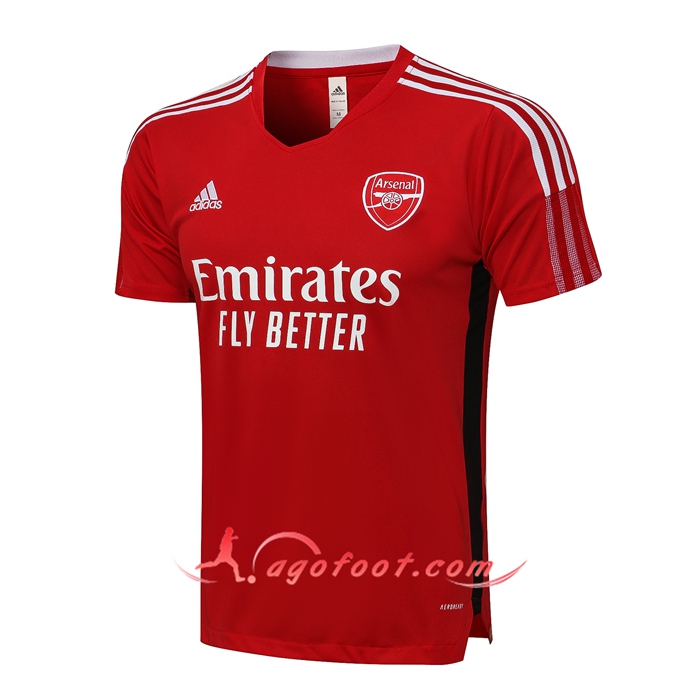 Training T-Shirts FC Arsenal Rouge/Blanc 2021/2022