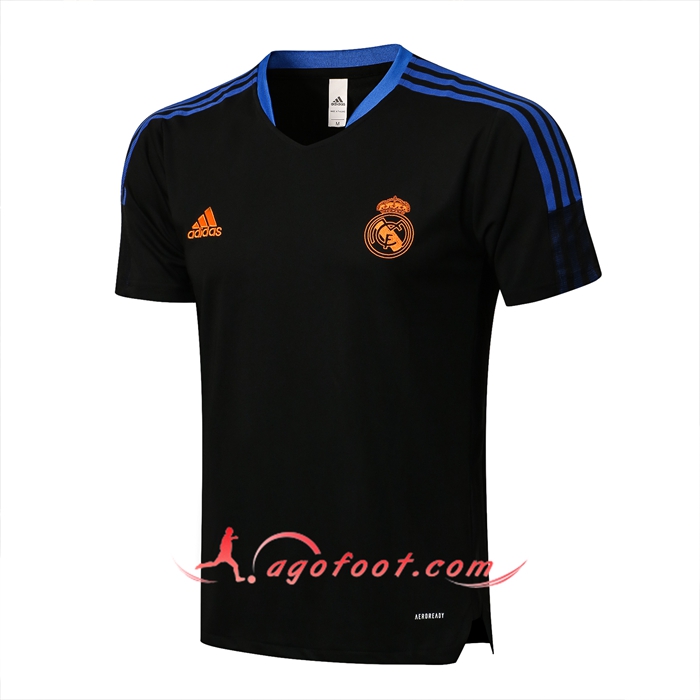 Training T-Shirts Real Madrid Noir/Bleu 2021/2022