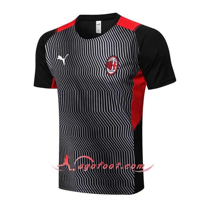 Training T-Shirts AC Milan Rouge/Noir 2021/2022