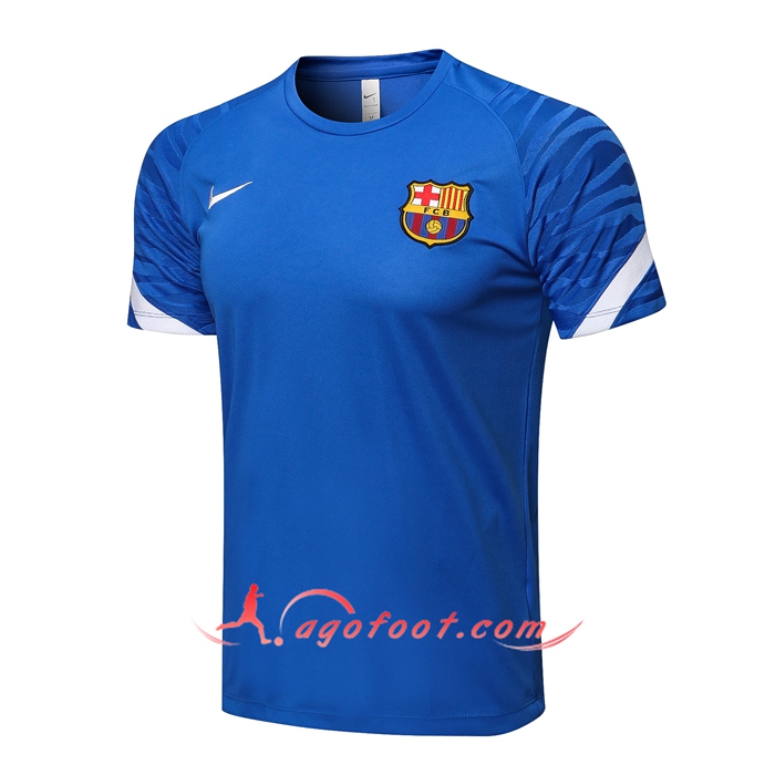 Training T-Shirts FC Barcelone Bleu/Blanc 2021/2022