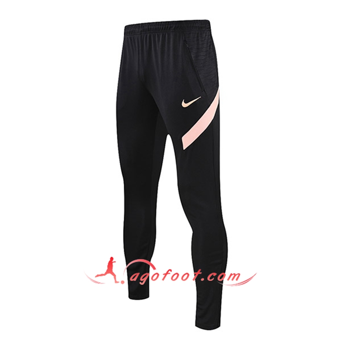 Training Pantalon Foot Jordan PSG Noir/Rose 2021/2022 -01