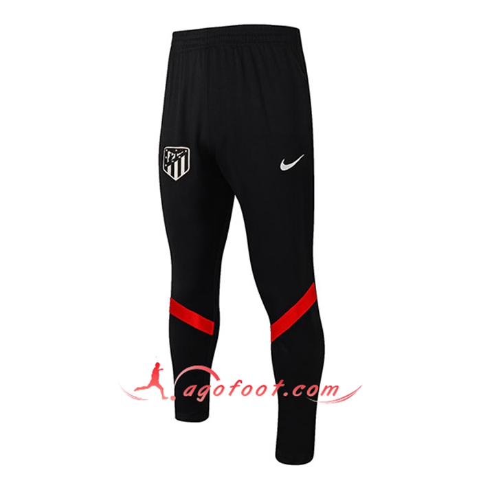Training Pantalon Foot Altetico Madrid Noir/Rouge 2021/2022