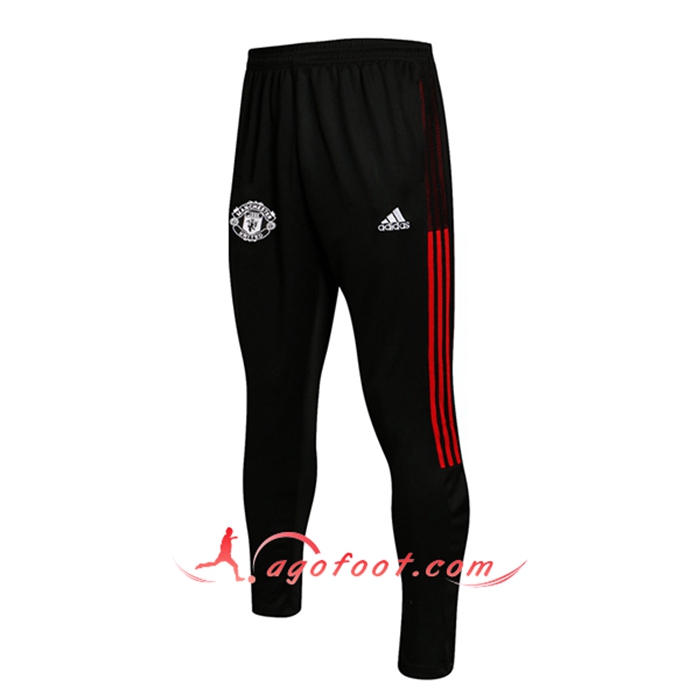 Training Pantalon Foot Manchester United Noir/Rouge 2021/2022 -1