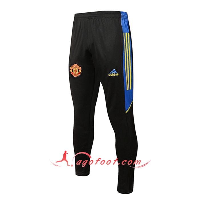 Training Pantalon Foot Manchester United Bleu/Noir 2021/2022