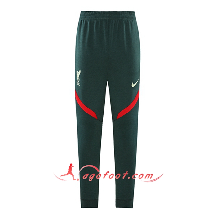 Training Pantalon Foot FC Liverpool Vert/Rouge 2021/2022