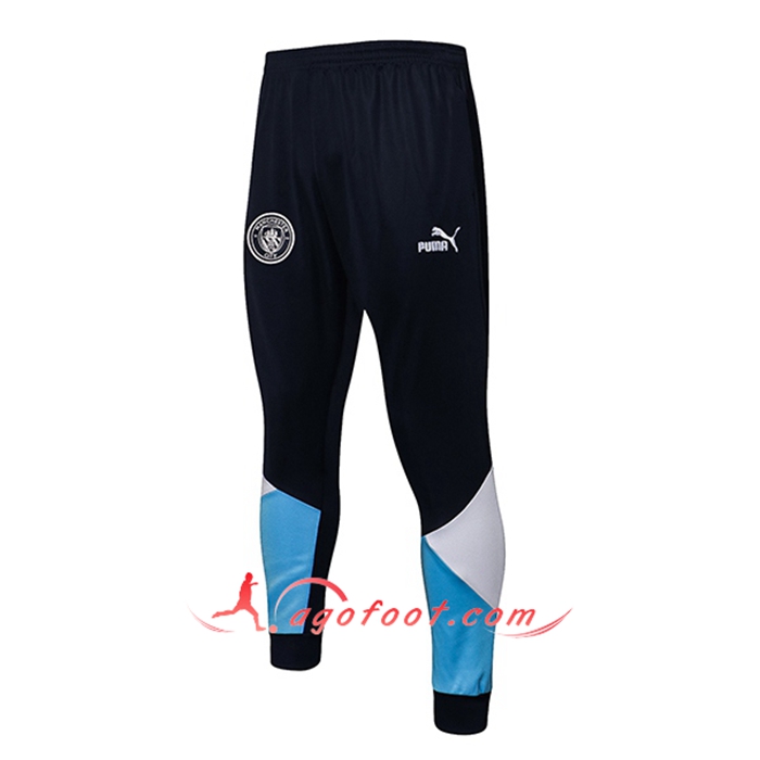 Training Pantalon Foot Manchester City Bleu Marin/Bleu/Blanc 2021/2022