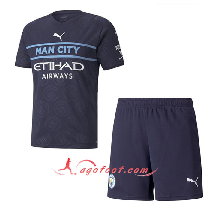 Ensemble Maillot Foot Manchester City Third + Short 2021/2022