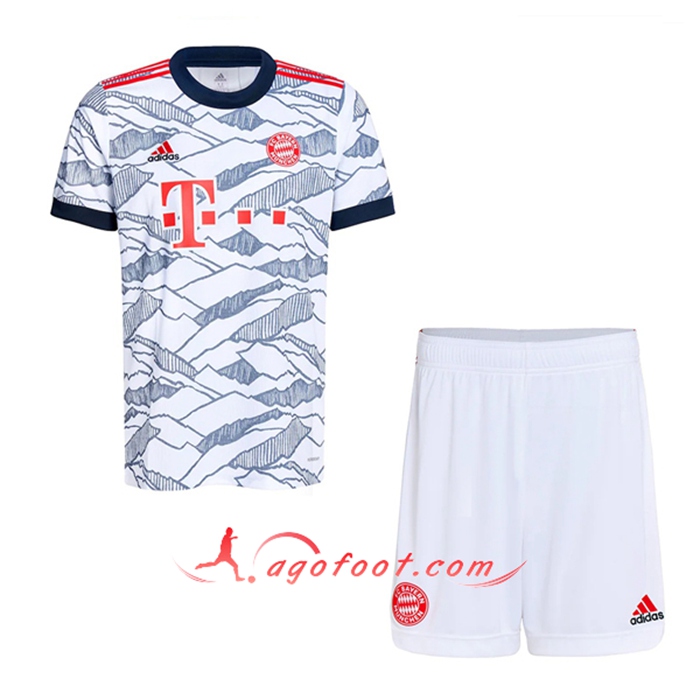 Ensemble Maillot Foot Bayern Munich Third + Short 2021/2022
