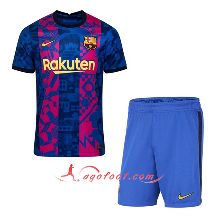 Ensemble Maillot Foot FC Barcelone Third + Short 2021/2022