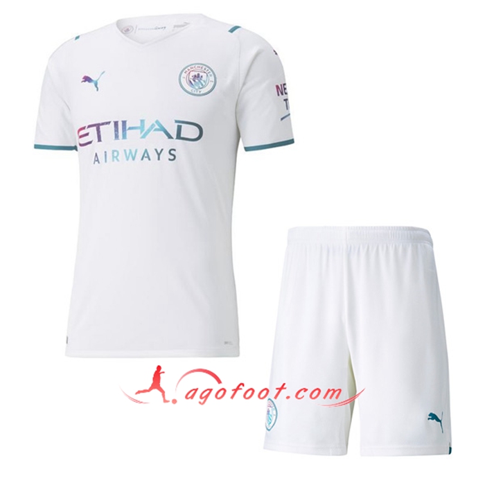 Ensemble Maillot Foot Manchester City Exterieur + Short 2021/2022