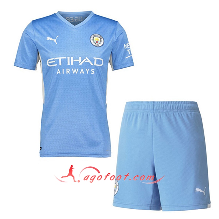 Ensemble Maillot Foot Manchester City Domicile + Short 2021/2022