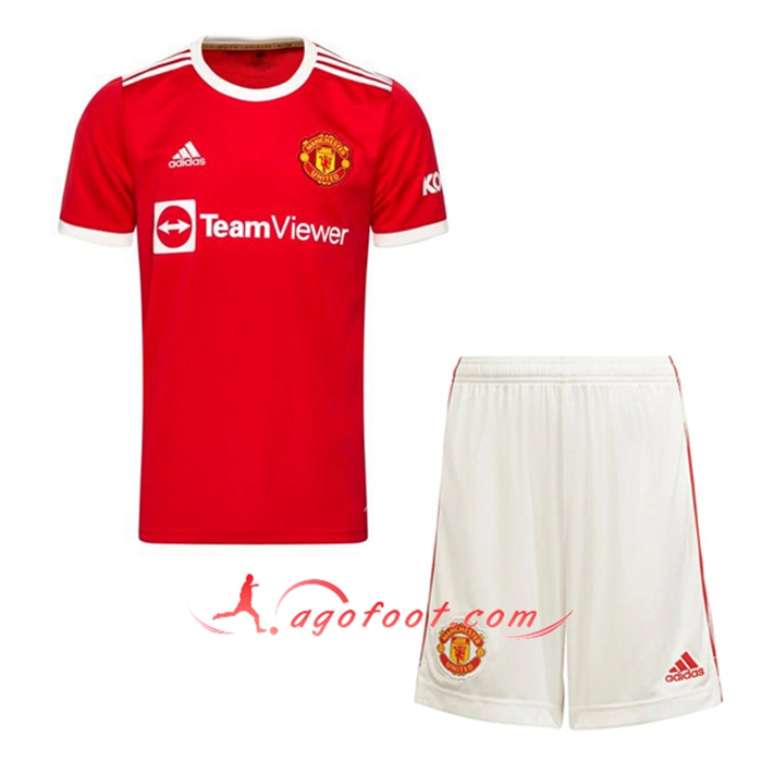 Ensemble Maillot Foot Manchester United Domicile + Short 2021/2022