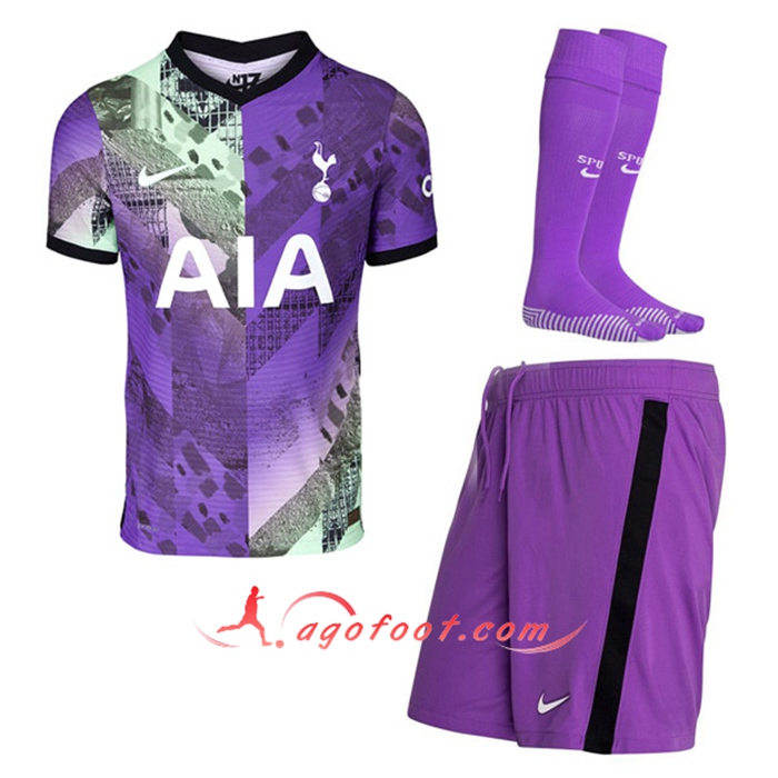 Ensemble Maillot Foot Tottenham Hotspur Third (Short + Chaussettes) 2021/2022