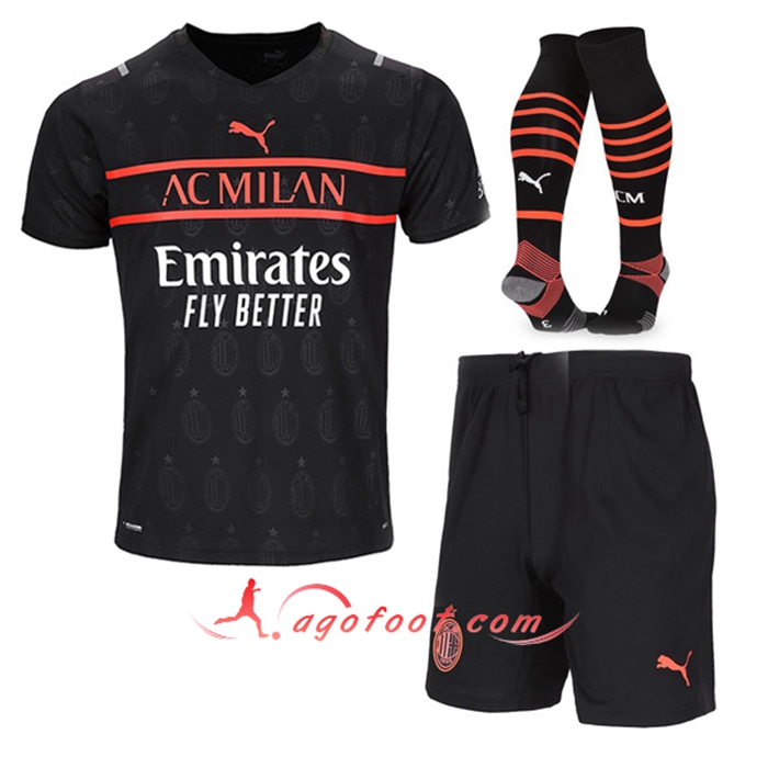 Ensemble Maillot Foot AC Milan Third (Short + Chaussettes) 2021/2022