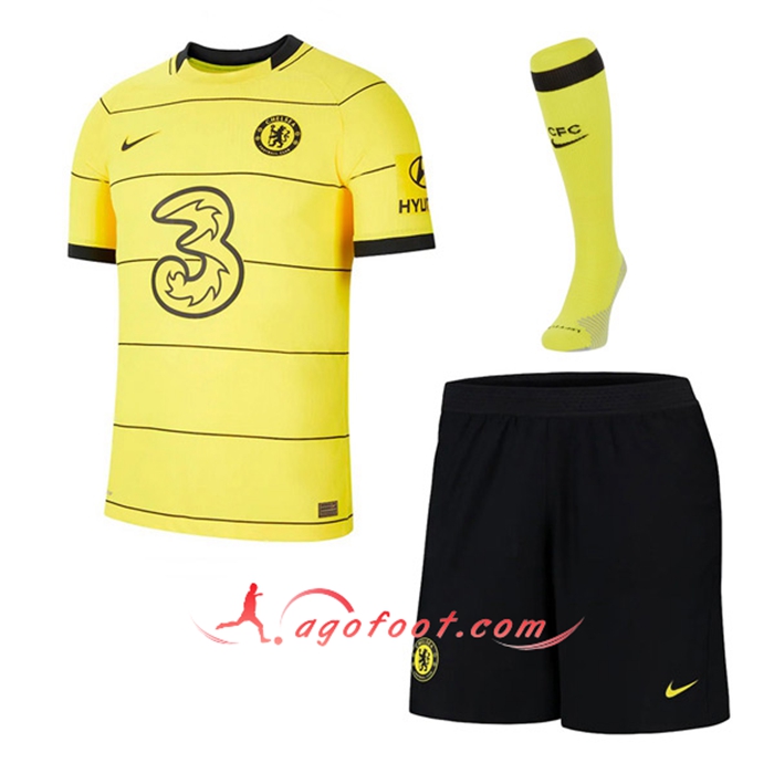 Ensemble Maillot Foot FC Chelsea Exterieur (Short + Chaussettes) 2021/2022