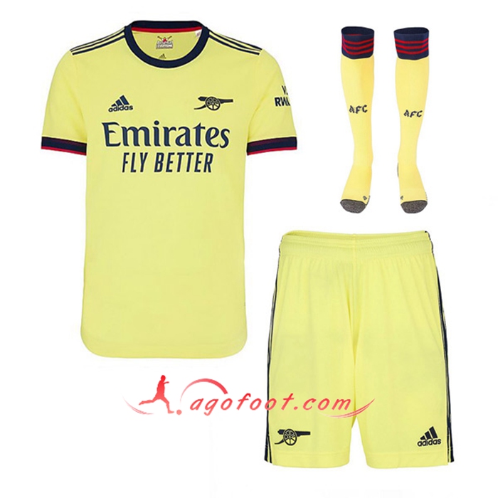 Ensemble Maillot Foot FC Arsenal Exterieur (Short + Chaussettes) 2021/2022