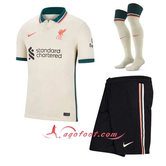 Ensemble Maillot Foot FC Liverpool Exterieur (Short + Chaussettes) 2021/2022