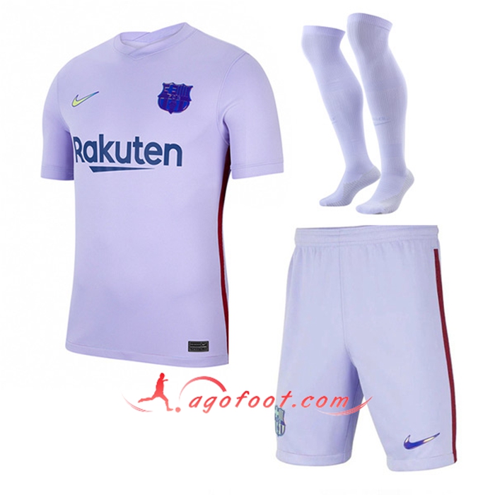 Ensemble Maillot Foot FC Barcelone Exterieur (Short + Chaussettes) 2021/2022