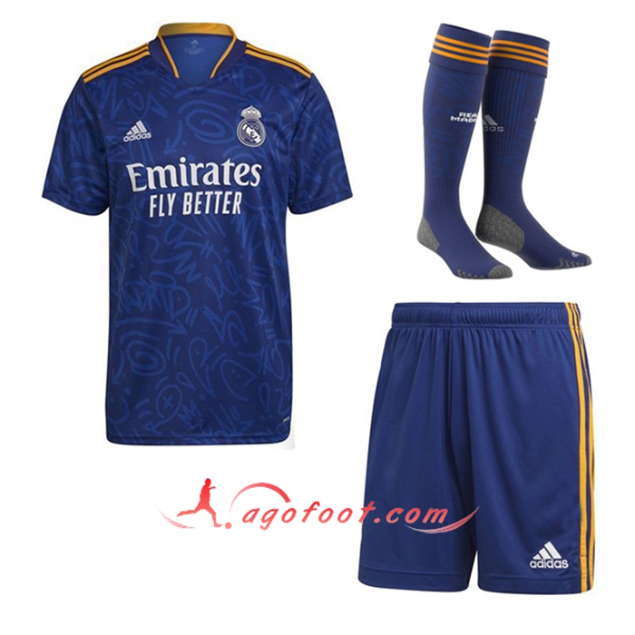 Ensemble Maillot Foot Real Madrid Exterieur (Short + Chaussettes) 2021/2022